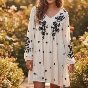 free people madeline mini dress FREE PEOPLE MANDELINE BLACK MINI